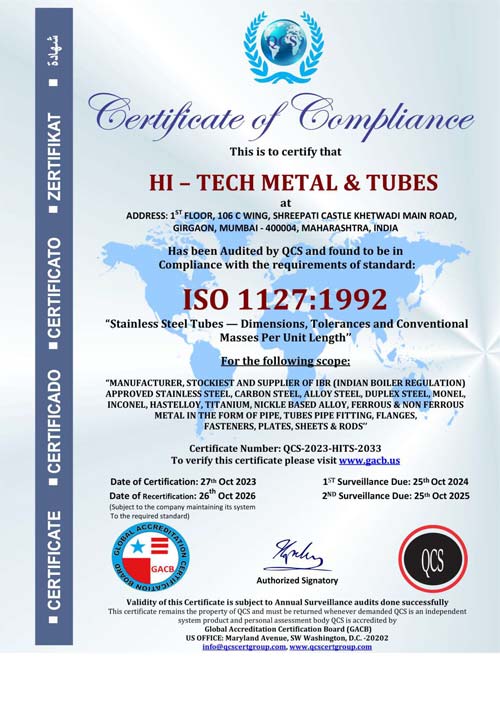 ISO 1127:1992